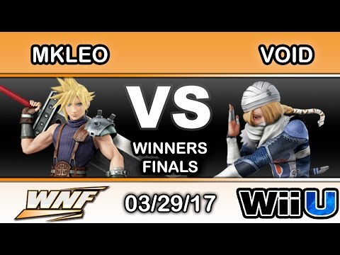 WNF 1.7-  FOX MVG | MkLeo (Cloud) Vs. CLG | VoiD (Sheik) Winners Finals - Smash Wii U