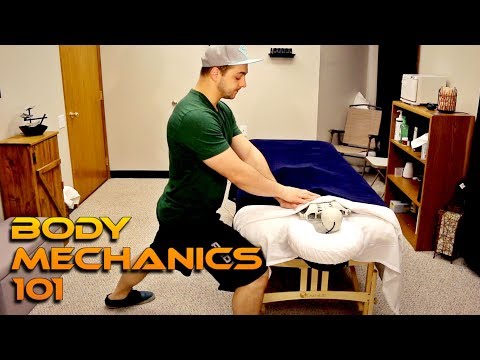 ESSENTIAL Massage Therapy Body Mechanics for Back/Thumb/Wrist