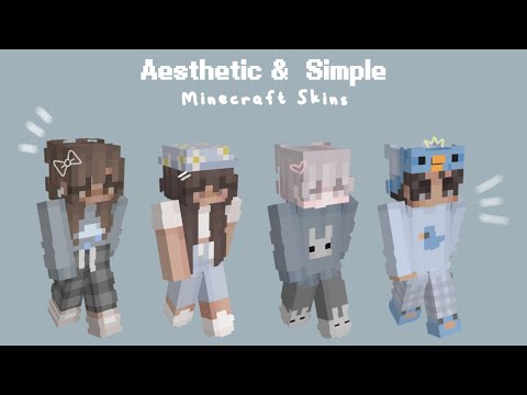 ♡ ࣪˖ Aesthetic & Simple || Minecraft Skins pt.3||...