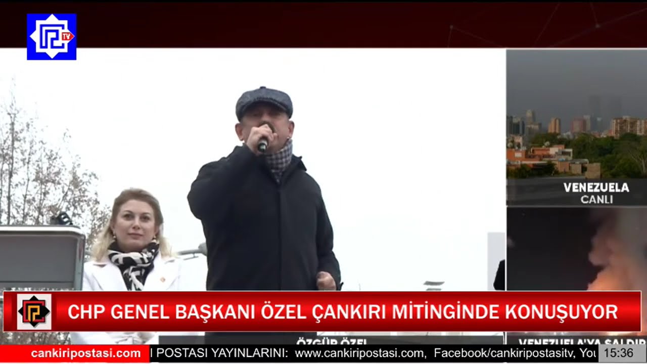 CHP Özgür Özel Çankırı Mitingi | CANLI