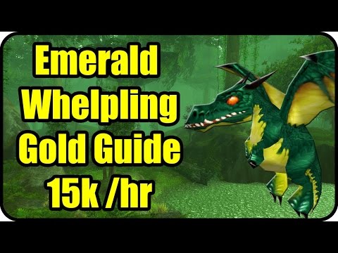 WoW Gold Farming Patch 6.2.3: Feralas Gold Making - Emerald Whelpling Spot - WoD Gold Guide