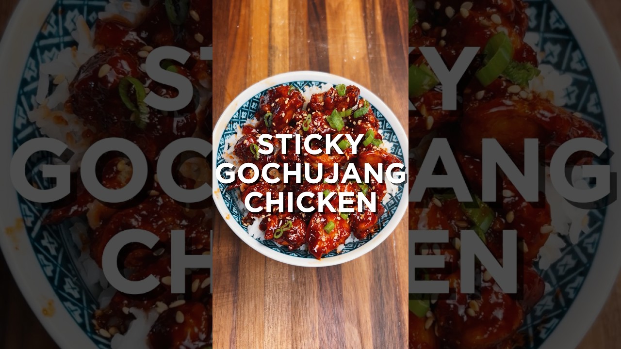 Sticky Gochujang Chicken