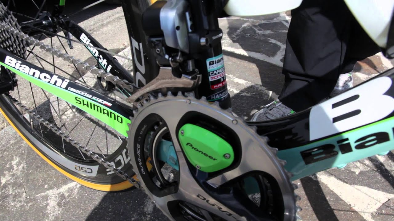 Wilco Kelderman's Belkin Bianchi Oltre at the 2014 Giro d'Italia - YouTube