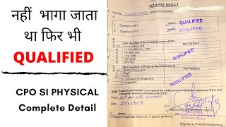 SSC CPO Physical Test | PET/PST complete detail | Experience & Tips