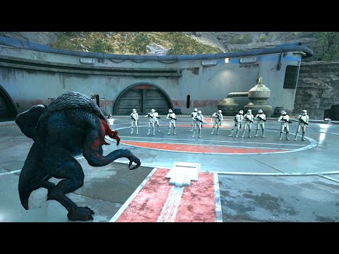 12 Stormtroopers VS One Angry Sutaban Star Wars NPC Wars Episode 11 (Jedi: Survivor NPCs Wars)