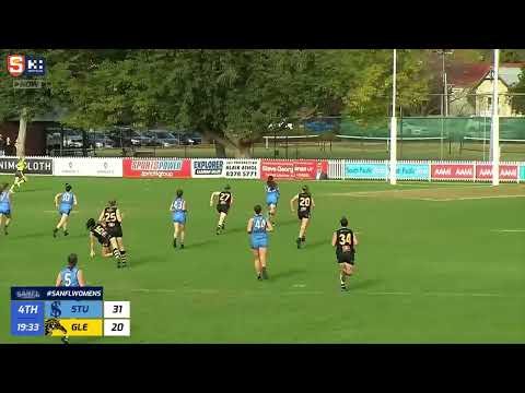 Hostplus SANFLW Prelim Final - Sturt's India Rasheed kicks the sealer