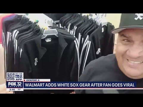 White Sox fan who complained that Walmart wasn’t selling team gear shows off store’s new Sox section