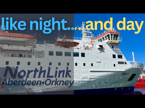 How Different the Northlink is After Dark! My Return Voyage from Aberdeen to Kirkwall, Orkney...
