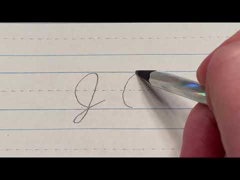 Capital "J" in cursive