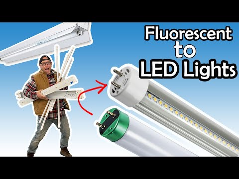 How To Convert Fluorescent Lights into LED Lights /// 3 easy ways / Parmida LED