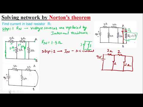 Nortons theorem Example | Circuits Systems | Lec 25