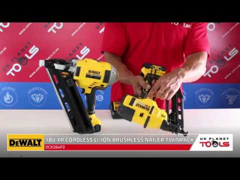 Dewalt DCK264P2 18V XR Brushless Nailer DCN692/DCN660 Twinpack | UK Planet Tools
