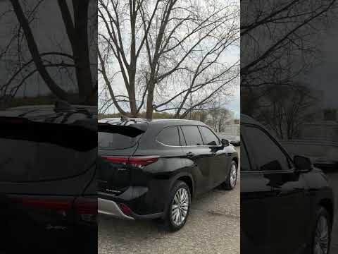 2025 Toyota Highlander in Black for sale at Forbes Waterloo Toyota in Waterloo, ON