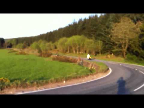 daytona 675r knee down slug road