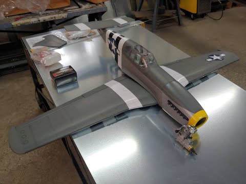P-51B Mustang 'Berlin Express' ARF 1580mm (62.2") H-King Unboxing