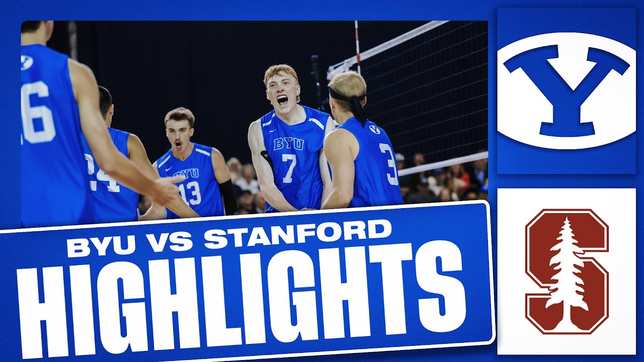 BYU Men's Volleyball vs Stanford - MPSF Tournament Round 1 || Full Game Highlights (2026)