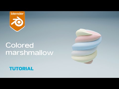 Blender 3D Beginner Tutorial | Marshmallow