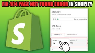 How To Fix 404 Page Not Found Error In Shopify