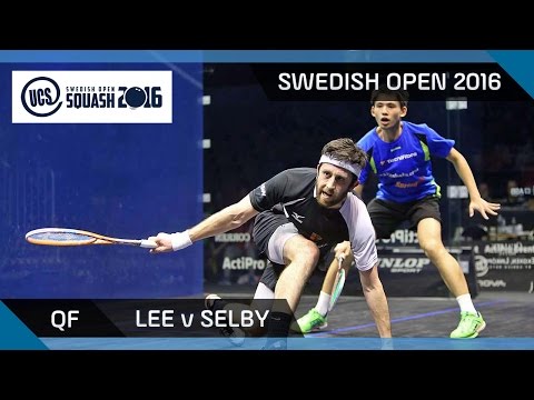 Squash: Lee v Selby - UCS Swedish Open 2016 - QF Highlights