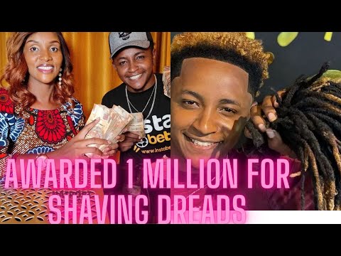 THEE PLUTO WAS GIFTED KSH.1 MILLION BY WANGUI NGANGA FOR SHAVING HIS DREADS AS EALIER PROMISED
