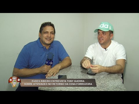 Entrevista com Tony Guerra (Forró Sacode) no 100% Forró