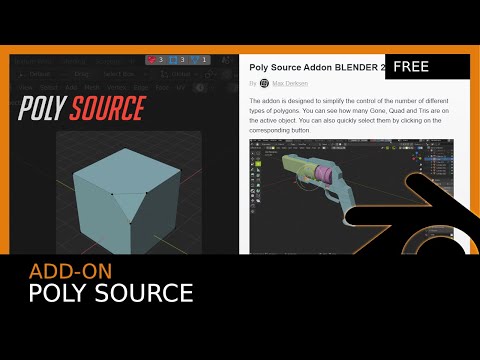 Blender Add-on Review: Poly Source (FREE)
