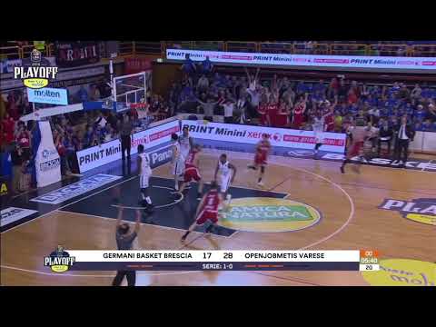 HIGHLIGHTS G2 LBA Playoff PosteMobile/ Germani Brescia - Openjobmetis Varese 77-75