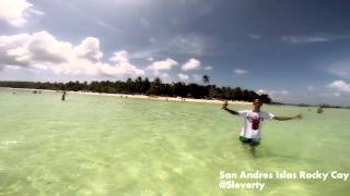 preview picture of video 'Cejota Leverty San Andres Islas Beautiful Rocky cay'