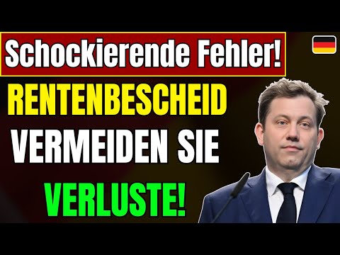 🚨 Schockierende Fehler im Rentenbescheid – So prüfen Sie jetzt richtig!!