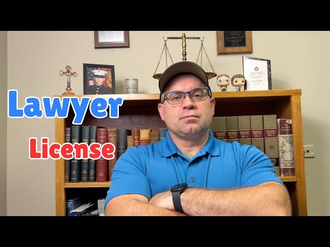 How lawyers get licensed to practice.