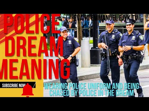 Meaning of wearing police uniform, being chased by police and arrested by police in the dream.