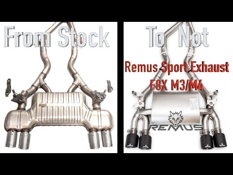 From Stock to Not: Remus Sport Exhaust For 2014+ BMW M3/M4 [F80/F82)