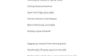 Acrostichon   Mentally Deficient Şarkı Sözü