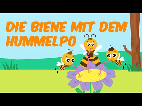 Die Biene mit dem Hummelpo | Kinderlied zum Mitsingen | Kindermusikwelt