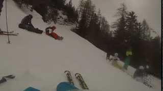 preview picture of video 'Skifreizeit 2013 - Südtirol - GoPro'