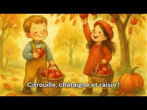 Chanson d’Automne pour Enfants 🍁 | Comptine en français “C’est l’automne qui arrive !