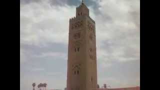 Adhan, appel à la prière depuis la mosquée Koutoubia de Marrakech
