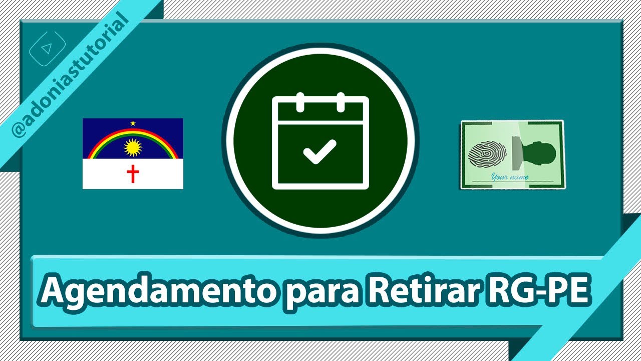 Como agendar a retirada da Carteira de Identidade RG-PE