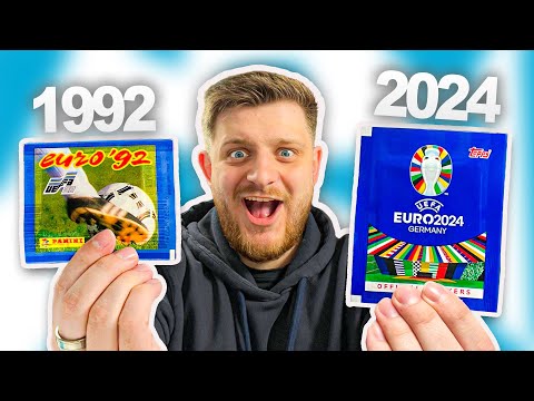 OPENING A PACK from EVERY EURO TOURNAMENT between 1992 and 2024! (32 YEARS!)