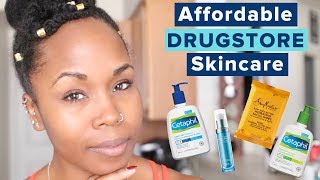 Drugstore Skincare Routine | Affordable Options for Oily, Dry &amp; Combination Skin | Cleansers &amp; More