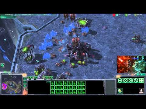 HD Starcraft 2 PvZ Commentary Huk vs Slush p1