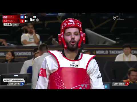 325 M-68kg QF SINDEN Bradly GBR 🔵 vs 🔴 KAVURAT Ferhat can TUR I Guadalajara 2022 WT Championships