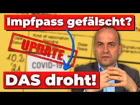 Strafverfahren wegen Impfpassfälschung - gute+schlechte News