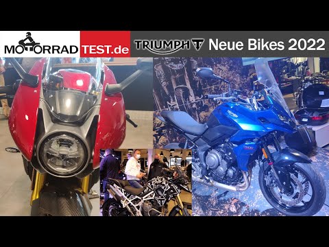 Triumph Präsentation neue Modelle 2022 | Speed Triple 1200 RR, Tiger Sport 660 und Tiger 1200