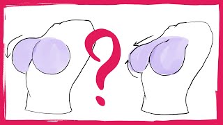 ❌⭕ Mini Tutorial - Right and Wrong 03 - How to Draw Boobs