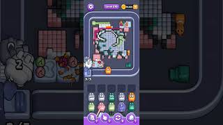 Pixel Flow — hard level 310 (triceratops)