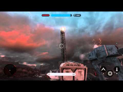 Star Wars Battlefront - Mission Training: Overpower Sullust AT-ST Walker Tutorial (Rebels & A-Wings)