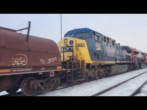 CSX YN2! CN M394 - 3828E at Halwest - February 24, 2025