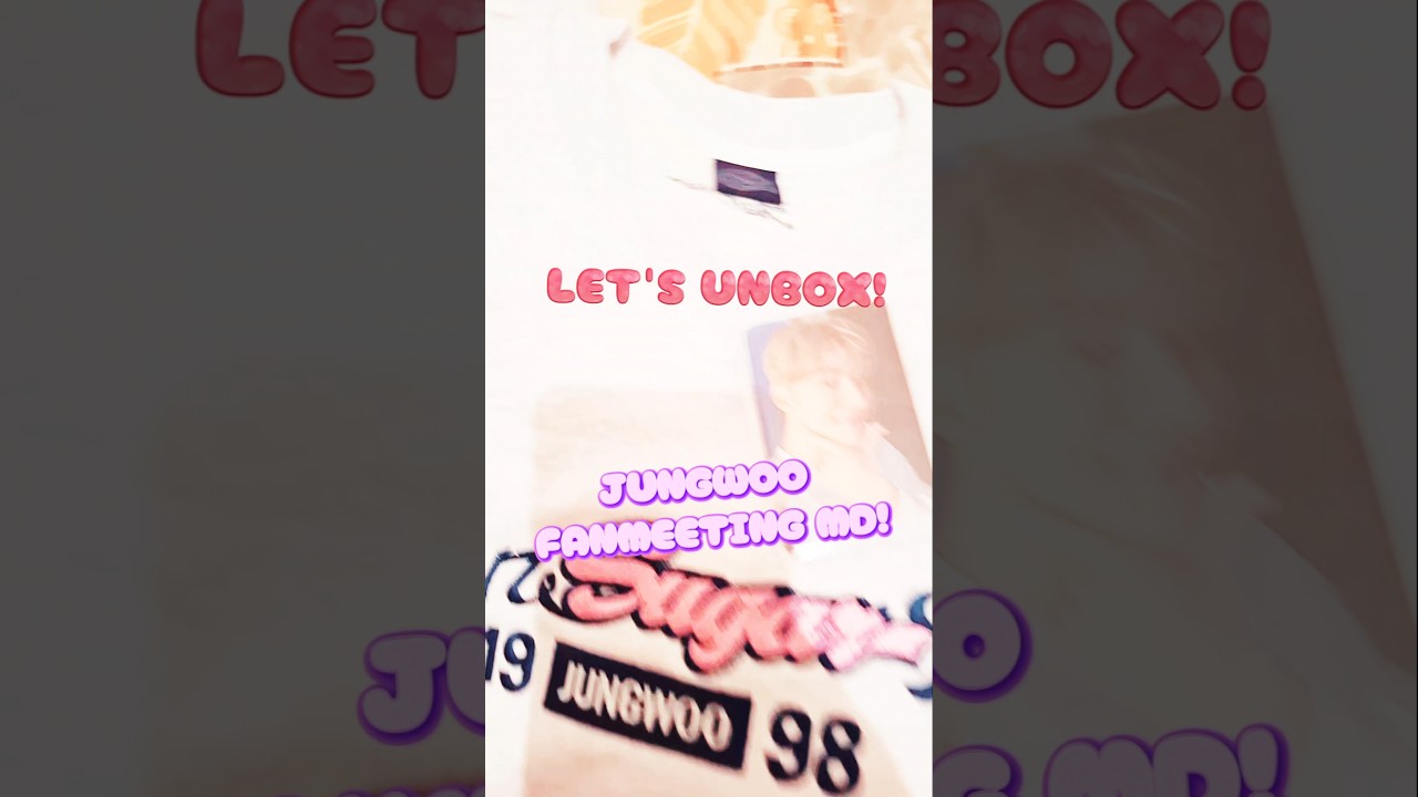 I was waiting for this!!!😍😍😍😍#jungwoo #nctzen #nctjungwoo #kpop #fyp #kpopunboxing #shorts #unnoxing