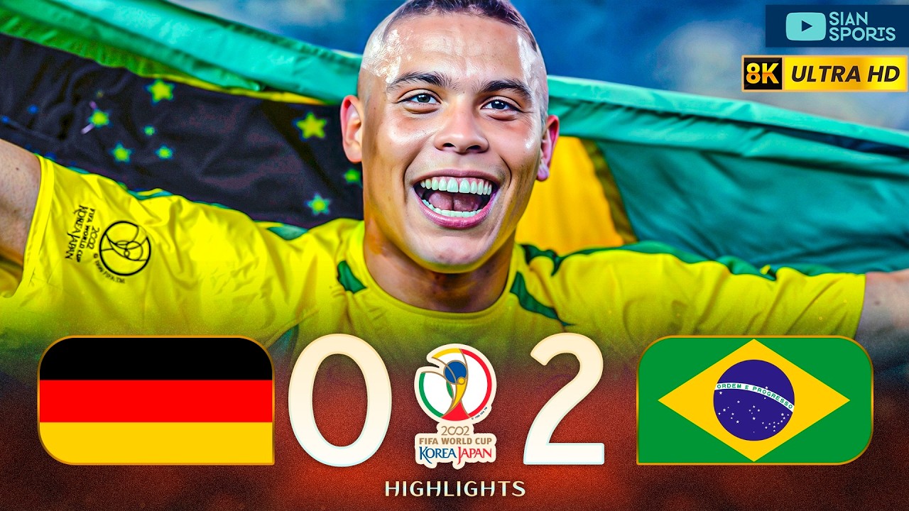 RONALDO THE PHENOM WHO SILENCED OLIVER KAHN AND ENCHANTED EVERYONE AT THE WORLD CUP FINAL IN 2OO2 !